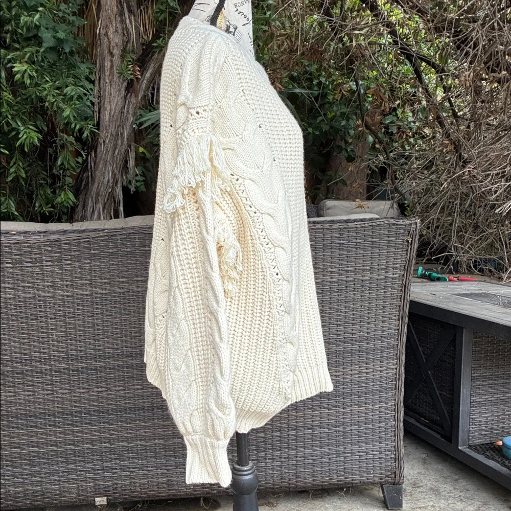 NWT Spell Nomadic Knit Jumper in Cloud size large - Picture 7 of 11